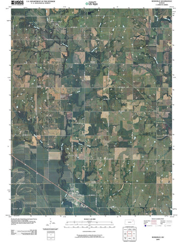 2009 Rossville, KS - Kansas - USGS Topographic Map