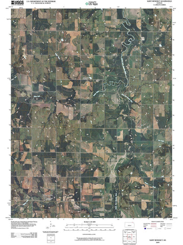 2009 Saint Benedict, KS - Kansas - USGS Topographic Map