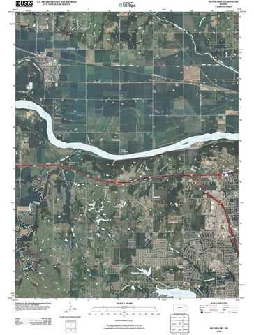 2009 Silver Lake, KS - Kansas - USGS Topographic Map