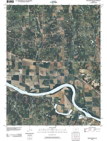 2009 Williamstown, KS - Kansas - USGS Topographic Map