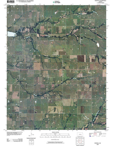 2009 Pontiac, KS - Kansas - USGS Topographic Map