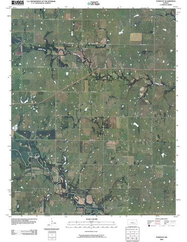 2009 Tonovay, KS - Kansas - USGS Topographic Map