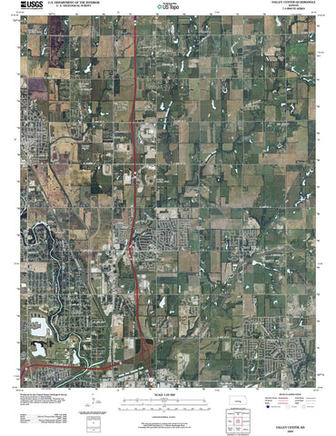 2009 Valley Center, KS - Kansas - USGS Topographic Map