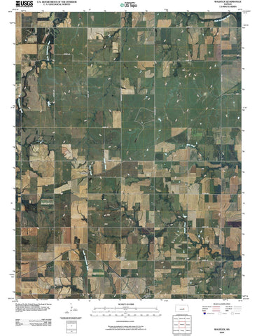 2009 Waldeck, KS - Kansas - USGS Topographic Map