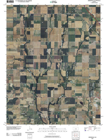 2009 Zimmerdale, KS - Kansas - USGS Topographic Map