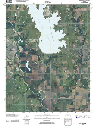 2009 Burlington, KS - Kansas - USGS Topographic Map
