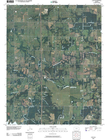 2009 Cato, KS - Kansas - USGS Topographic Map