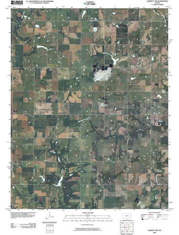 2009 Garnett, KS - Kansas - USGS Topographic Map