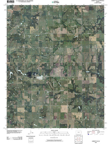 2009 Garnett, KS - Kansas - USGS Topographic Map