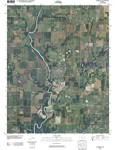2009 Humboldt, KS - Kansas - USGS Topographic Map