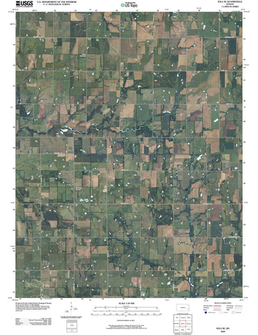 2009 Iola, KS - Kansas - USGS Topographic Map