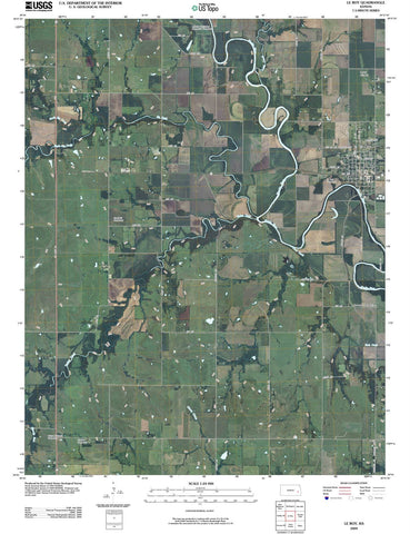 2009 Le Roy, KS - Kansas - USGS Topographic Map
