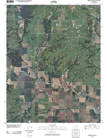 2009 Middletown, KS - Kansas - USGS Topographic Map