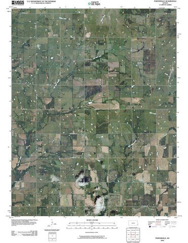 2009 Porterville, KS - Kansas - USGS Topographic Map