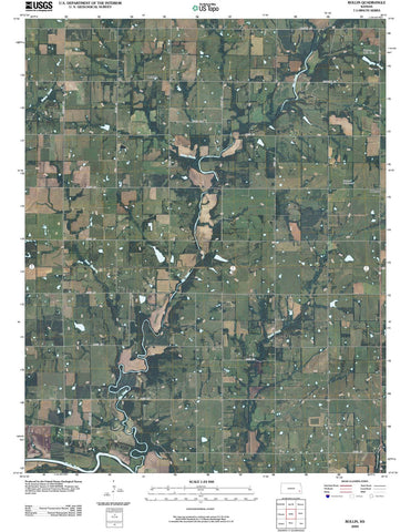 2009 Rollin, KS - Kansas - USGS Topographic Map