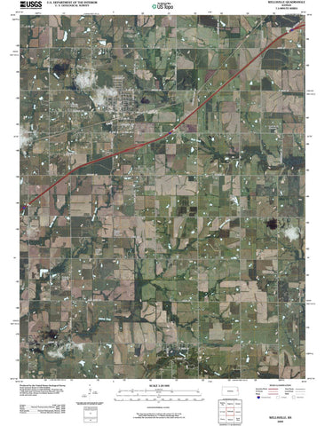 2009 Wellsville, KS - Kansas - USGS Topographic Map