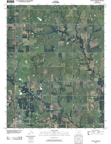 2009 Yates Center, KS - Kansas - USGS Topographic Map