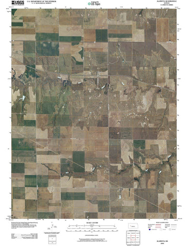 2009 Alamota, KS - Kansas - USGS Topographic Map
