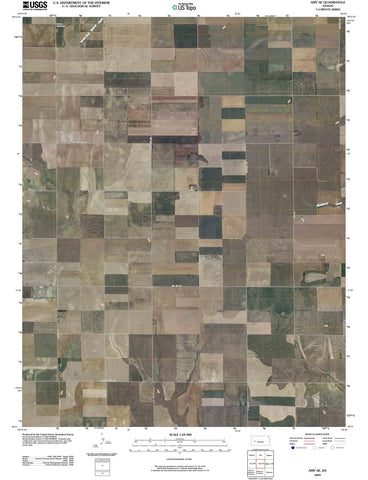 2009 Amy, KS - Kansas - USGS Topographic Map