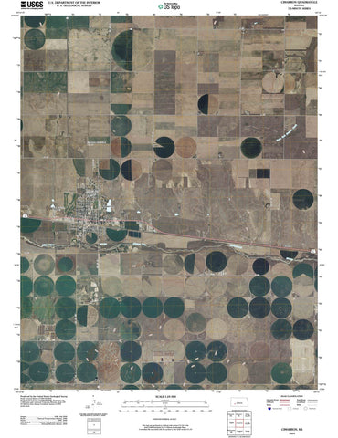 2009 Cimarron, KS - Kansas - USGS Topographic Map