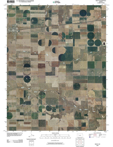 2009 Healy, KS - Kansas - USGS Topographic Map