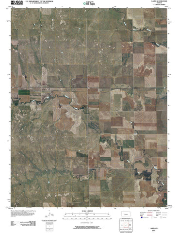 2009 Laird, KS - Kansas - USGS Topographic Map