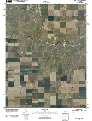 2009 Lake Scott, KS - Kansas - USGS Topographic Map