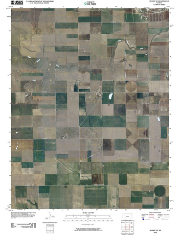 2009 Modoc, KS - Kansas - USGS Topographic Map