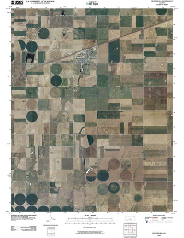 2009 Montezuma, KS - Kansas - USGS Topographic Map