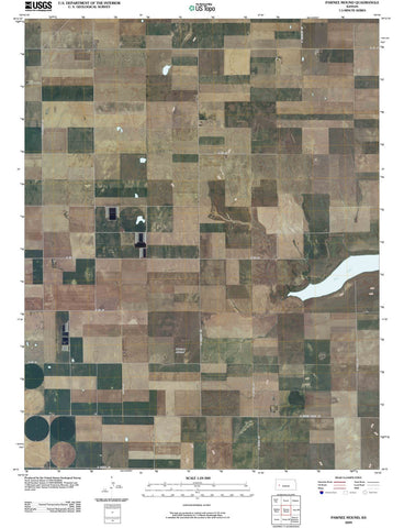 2009 Pawnee Mound, KS - Kansas - USGS Topographic Map
