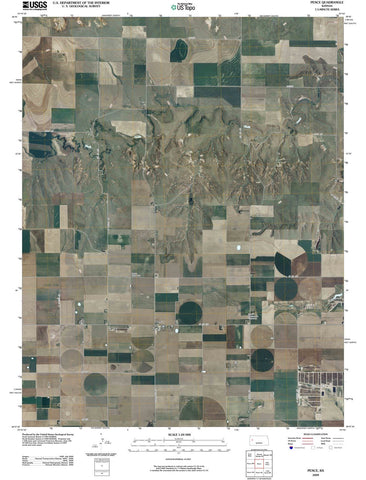 2009 Pence, KS - Kansas - USGS Topographic Map