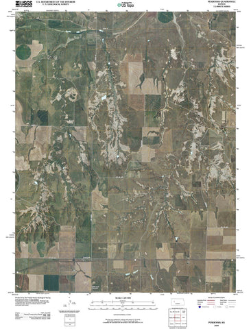 2009 Pendennis, KS - Kansas - USGS Topographic Map