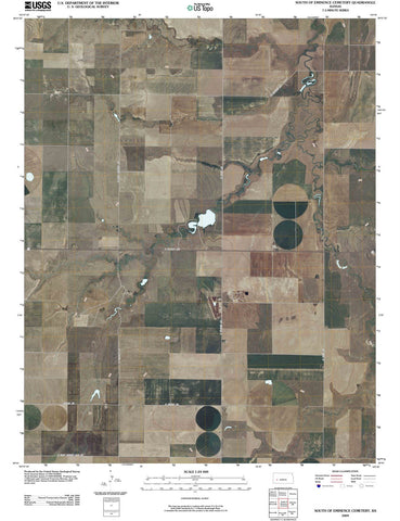 2009 South of Eminence Cemetery, KS - Kansas - USGS Topographic Map