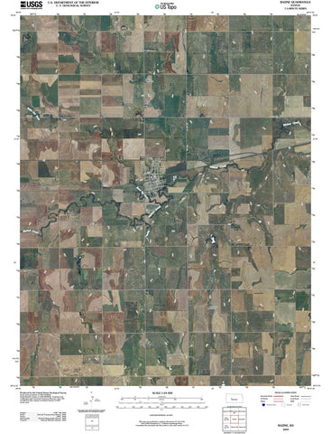 2009 Bazine, KS - Kansas - USGS Topographic Map