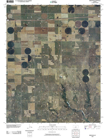2009 Brenham, KS - Kansas - USGS Topographic Map