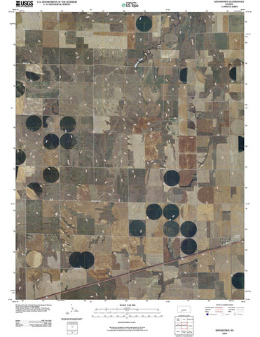 2009 Kingsdown, KS - Kansas - USGS Topographic Map