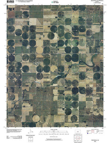 2009 Trousdale, KS - Kansas - USGS Topographic Map