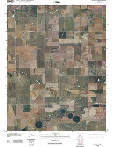 2009 Ness City, KS - Kansas - USGS Topographic Map