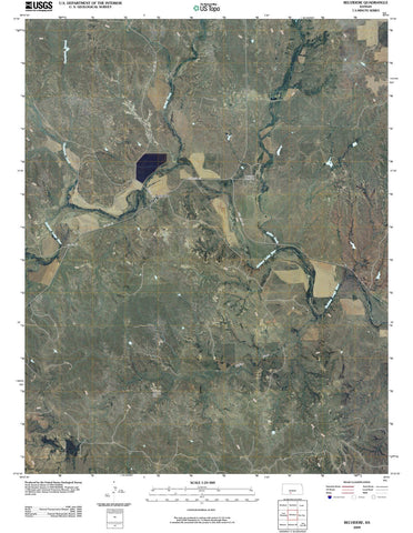 2009 Belvidere, KS - Kansas - USGS Topographic Map