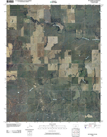 2009 Buttermilk, KS - Kansas - USGS Topographic Map