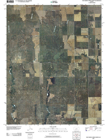 2009 East Kiowa Creek North, KS - Kansas - USGS Topographic Map