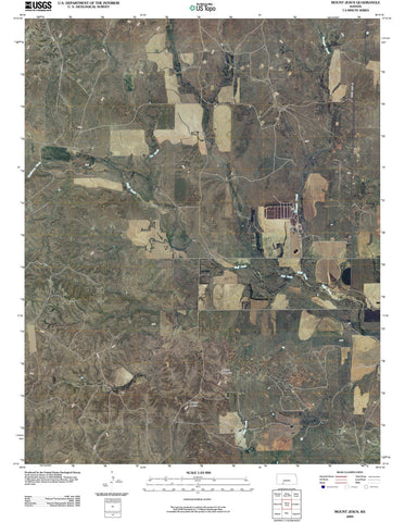 2009 Mount Jesus, KS - Kansas - USGS Topographic Map