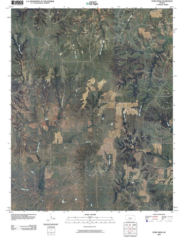2009 Pump Creek, KS - Kansas - USGS Topographic Map