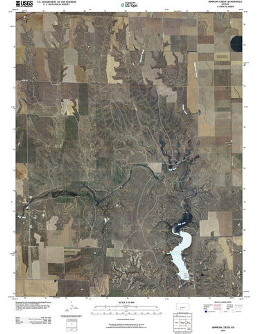 2009 Simmons Creek, KS - Kansas - USGS Topographic Map