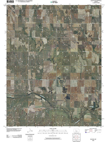 2009 Ellis, KS - Kansas - USGS Topographic Map