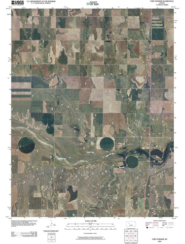 2009 Fortowner, KS - Kansas - USGS Topographic Map