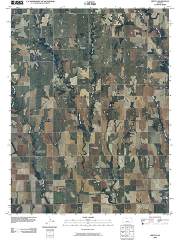 2009 Gretna, KS - Kansas - USGS Topographic Map