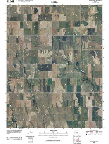 2009 Hay Hollow, KS - Kansas - USGS Topographic Map