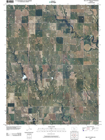 2009 Hill City North, KS - Kansas - USGS Topographic Map