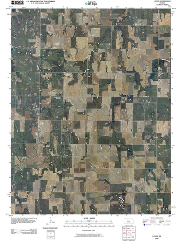 2009 Laton, KS - Kansas - USGS Topographic Map